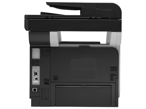 מדפסת לייזר משולבת שחור לבן HP LaserJet Pro MFP M521dn – מבט מאחור