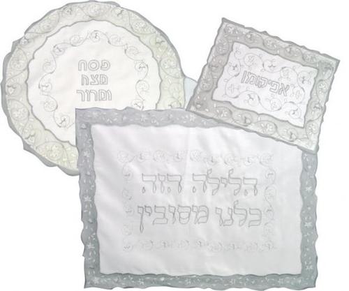 סט פסח בד ברוקרד רקום דגם UK60230