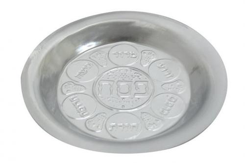 קערת פסח פלסטיק כסף דגם UK54969