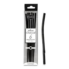 פחם טבעי willow charcoal medium