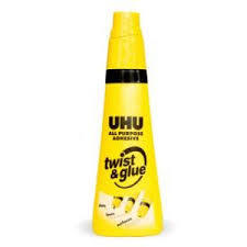 בקבוק דבק UHU גרמניה 90מל