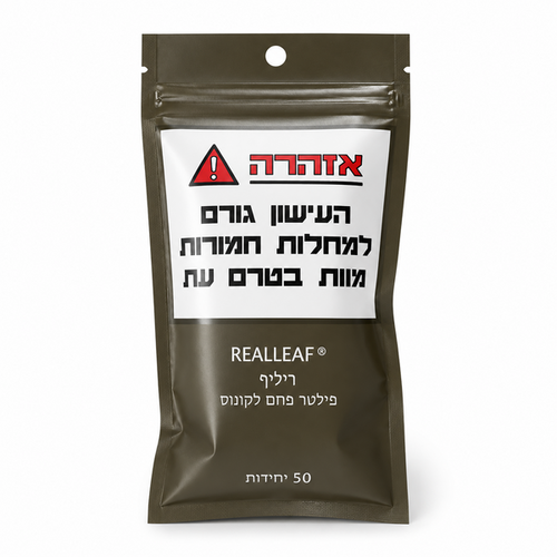 גו׳יינטיפ פילטר פחם קוקוס לקונוס | REALLEAF