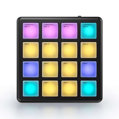 Donner STARRYPAD MINI עם 16 פדים רגישים לעוצמת נגינה