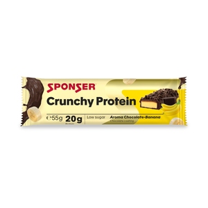 חטיף חלבון Sponser Cruncy Protein Aroma Choclolate Bananan 20g