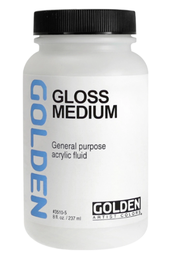 מדיום מאט לאקריליק GOLDEN GLOSS MEDIUM
