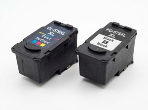 זוג ראשי דיו תואמים Canon PG-575XL / CL-576XL – שחור וצבעוני