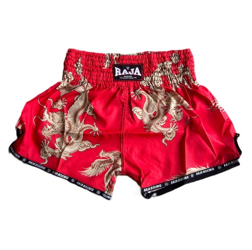 מכנסי RAJA BOXING אדום דרקון