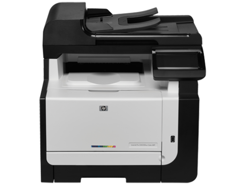 מדפסת לייזר צבעונית משולבת HP LaserJet Pro CM1415fnw – מבט חזיתי