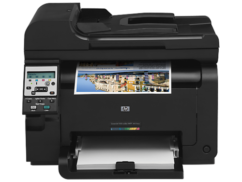 מדפסת לייזר צבעונית משולבת HP LaserJet Pro 100 color MFP M175nw – מבט חזיתי