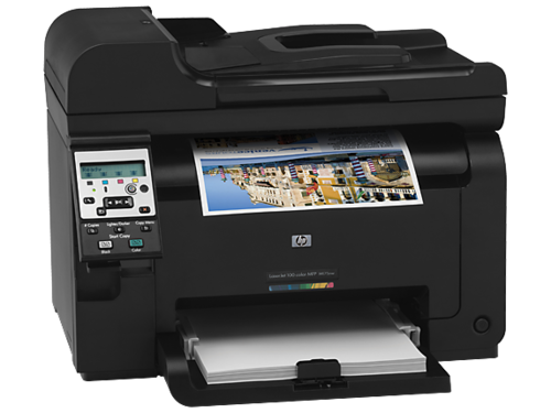 מדפסת לייזר צבעונית משולבת HP LaserJet Pro 100 color MFP M175nw – מבט בזווית מימין