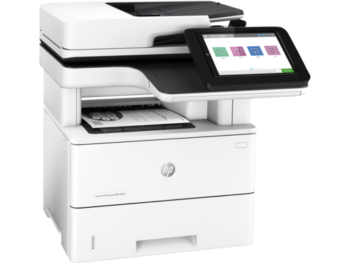 מדפסת לייזר משולבת שחור לבן HP LaserJet Enterprise MFP M528dn – מבט מצד ימין