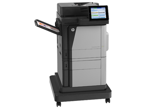 מדפסת לייזר צבעונית משולבת HP Color LaserJet Enterprise MFP M680f – מבט קדמי בזווית