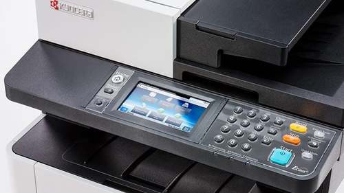 מדפסת לייזר צבעונית משולבת KYOCERA ECOSYS M5526cdw – לוח הבקרה