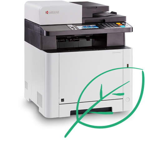 מדפסת לייזר צבעונית משולבת KYOCERA ECOSYS M5526cdw – מסך המגע