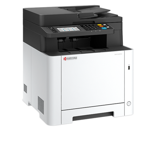 מדפסת לייזר משולבת צבע A4 KYOCERA ECOSYS MA2600cfx – מבט משולב שמאלי