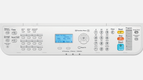 מדפסת לייזר משולבת שחור-לבן KYOCERA ECOSYS MA4500x – לוח הבקרה
