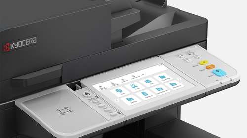 מדפסת לייזר משולבת שחור-לבן KYOCERA ECOSYS MA6000ifx – לוח הבקרה מקרוב
