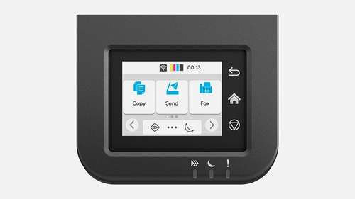 מדפסת צבע משולבת KYOCERA Ecosys MA2101cwfx – תקריב לוח הבקרה המגע