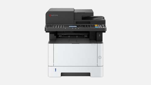 מדפסת משולבת לייזר שחור לבן Kyocera ECOSYS MA4000X עם סורק צבעוני – מבט קדמי