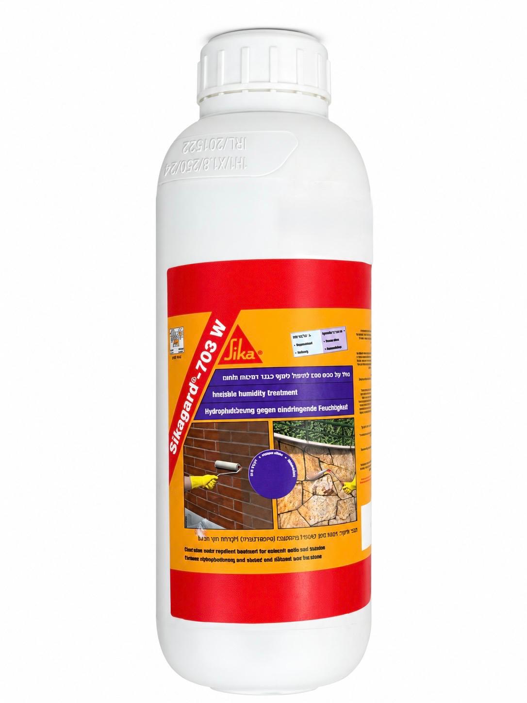 סיקה גרד  Sikagard 703 W חומר איטום שקוף דוחה מים לקירות וחזיתות 1 ליטר