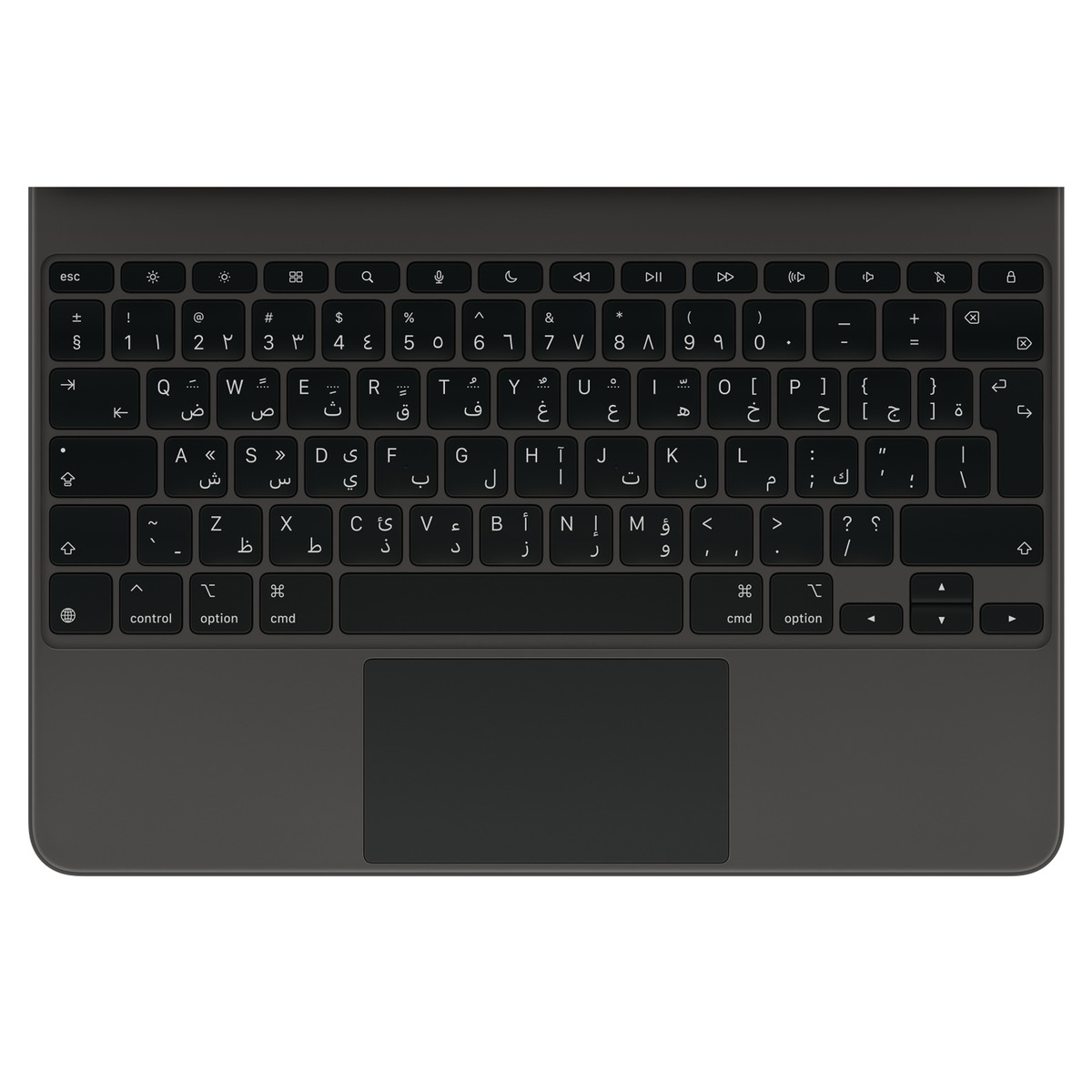 מקלדת Apple Magic Keyboard ל-iPad Air 13-inch (M3) - פריסה ערבית - שחור MGYY4AB/A אפל