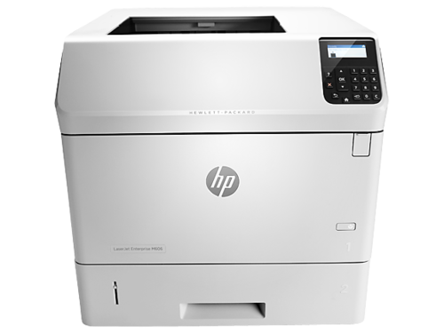 מדפסת לייזר משרדית HP LaserJet Enterprise M606dn – מבט קדמי ישיר