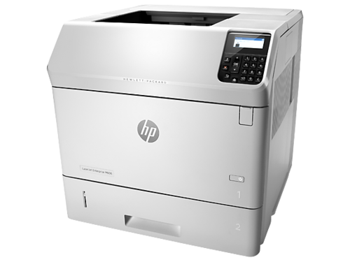 מדפסת לייזר משרדית HP LaserJet Enterprise M606dn – מבט אלכסוני מהצד השמאלי
