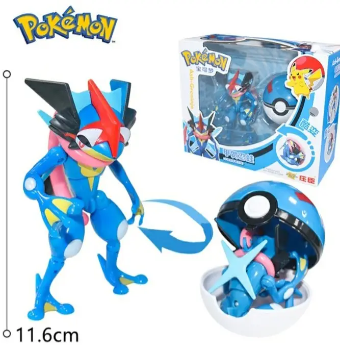 בובת פוקימון כולל פוכדור Ash-Greninja 