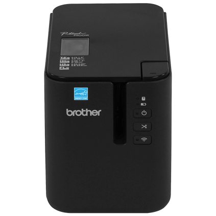 מדפסת מדבקות שולחנית Brother PT-P950NW – מבט קדמי