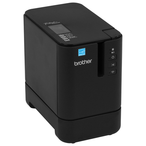 מדפסת מדבקות תרמית Brother PT-P900W wi-fi – עם בסיס סוללה, מבט מימין