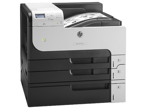 מדפסת לייזר שחור-לבן HP LaserJet Enterprise 700 M712xh – מבט מהצד הימני