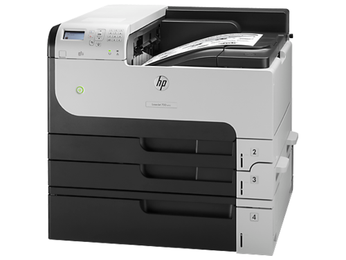 מדפסת לייזר שחור-לבן HP LaserJet Enterprise 700 M712xh – מבט מהצד השמאלי