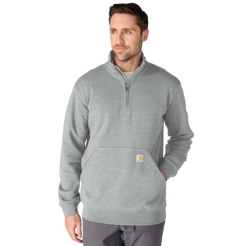 סווטשירט LOOSE FIT עם רוכסן אורך רבע וצווארון - קארהארט - תמונה 3