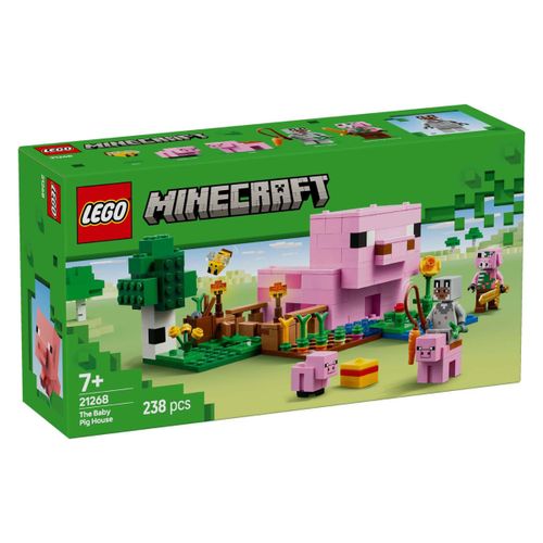 לגו מיינקראפט - הבית של בייבי פיג - LEGO Minecraft the baby pig house 21268