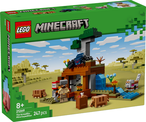לגו מיינקראפט - מסע כרייה עם הארמדיל - LEGO Minecraft The Armadillo Mine Expedition 21269