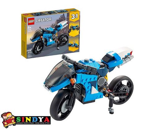 לגו קריאטור סופר אופניים - LEGO CREATOR SUPERBIKE 31114