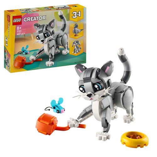 לגו קריאטור - חתול שובב - Lego CreatorLEGO Playful Cat 31163