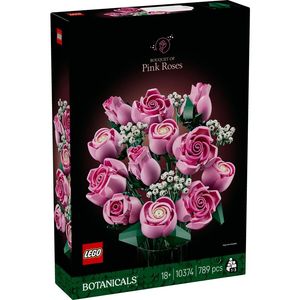 לגו בוטניקה - זר ורדים ורודים - LEGO Botanicals Bukett med rosa rosor 10374