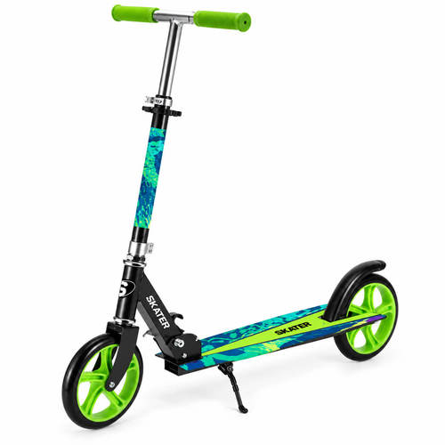 קורקינט אלומיניום New XL Graffiti גלגלי 200 מ״מ ירוק Skater