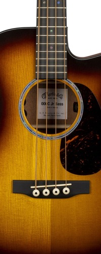 גיטרה בס אקוסטית מוגברת + נרתיק MARTIN 000CJr®E Bass,Sat,SitBurst/Sap