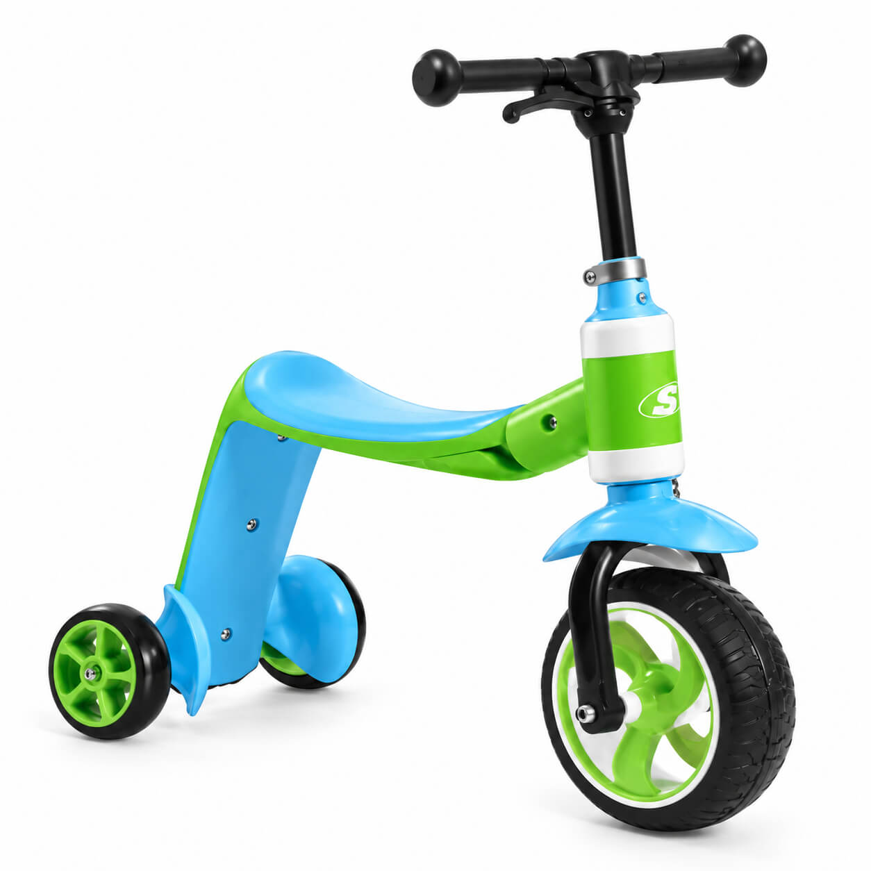 אופני איזון + קורקינט 2 ב-1 ירוק Skater Grow