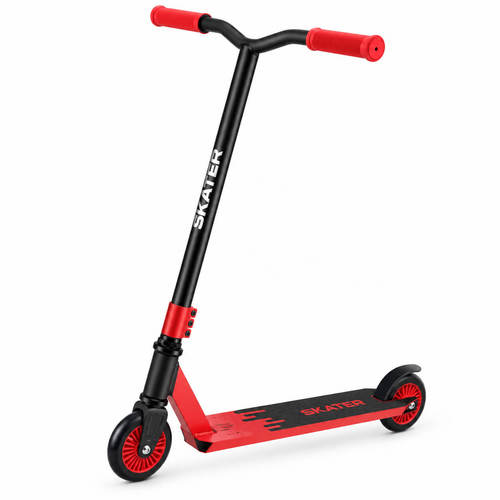 קורקינט פעלולים Stunt Scooter Evo גלגלי 100 מ״מ אדום Skater