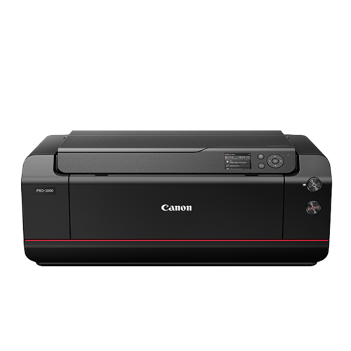 מדפסת הזרקת דיו מקצועית רחבת פורמט Canon imagePROGRAF PRO-1000 – מבט חזיתי