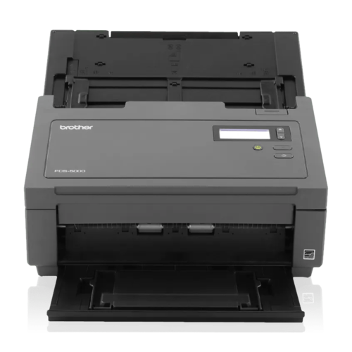 סורק מסמכים שולחני Brother PDS-5000 – מבט קדמי עם מזין הדפים