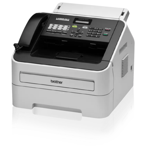 פקס לייזר שחור לבן BROTHER FAX-2840 – מבט מהצד השמאלי