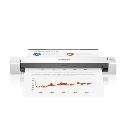 סורק מסמכים נייד BROTHER DS-640 – מבט קדמי