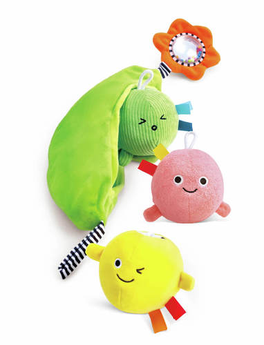 צעצוע התפתחות חושי Pea Pod Pals אפונה Hape