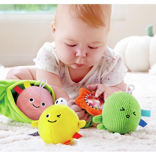 צעצוע התפתחות חושי Pea Pod Pals אפונה Hape
