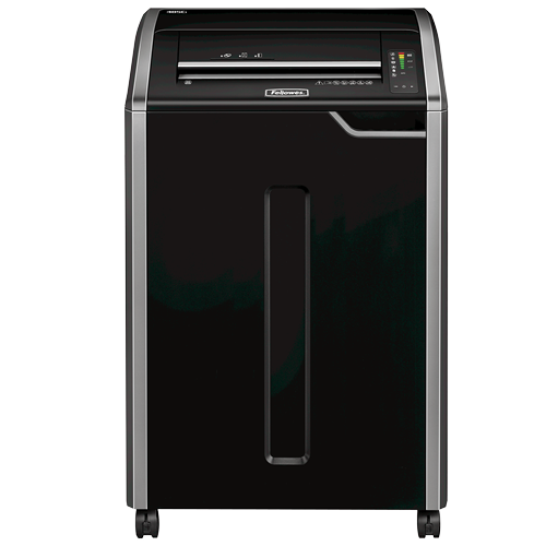 מגרסת נייר קרעים (Cross-Cut) Fellowes Powershred 485Ci – מבט מזווית ישרה מהצד