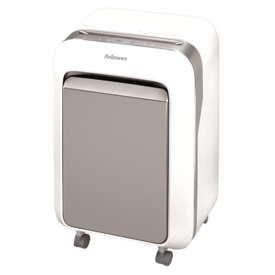 מגרסת נייר מיקרו-חיתוך Fellowes Powershred LX211 בצבע לבן – מבט מלפנים